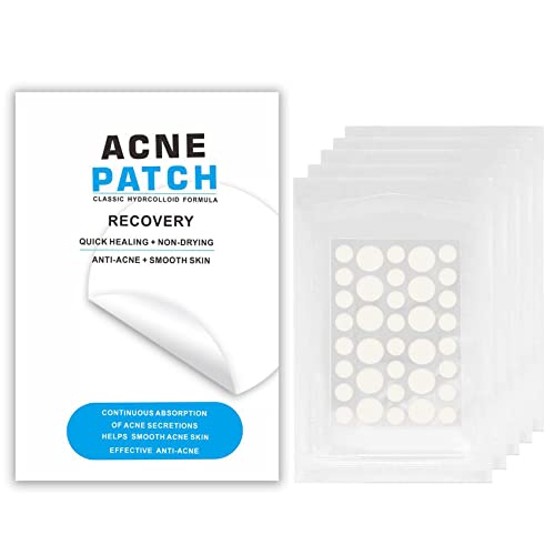 Rpanle Parches Acne, 180 Piezas Uso Diurno y Nocturno Parches Acne 2 en 1, Invisibles Parches Hidrocoloides Para el Acné de 8/12 mm,Impermeable y Transpirable Parches de Acné