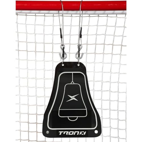 TronX Hockey Metal Bell Targets - 2 Pack of Metal Bells - Hockey Net Shooting Targets, Equipment to Help Improve Shot Accuracy for Kids, Teens, Adult Players (Large 2-Pack (10.5
