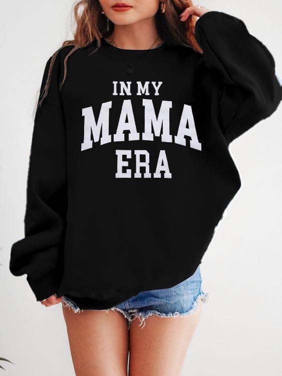 Miniatura 2 de Sudadera de club de madres sobreestimuladas para mujer sudaderas con cuello redondo para mamá, camisetas de gran