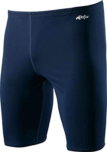 Dolfin Men's Reliance Solid Jammer Swimsuit (Navy, 34)