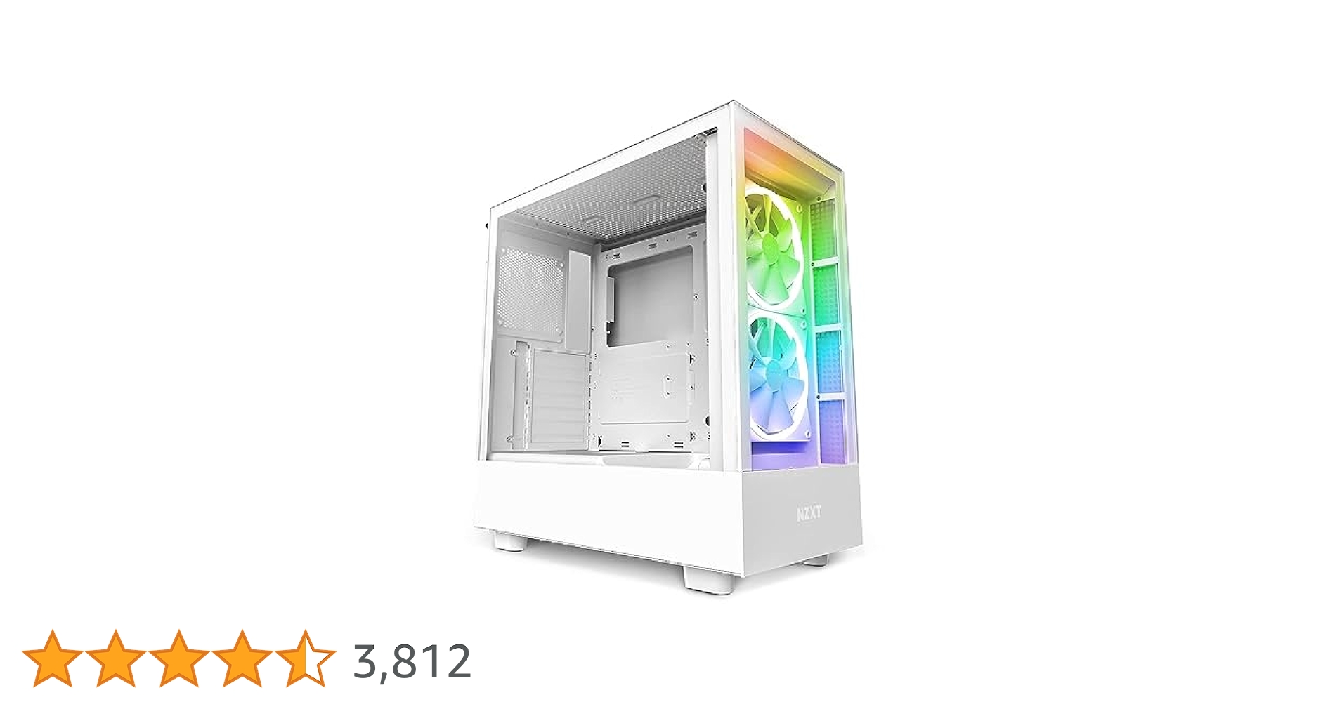 【美品】NZXT ホワイト PCケース CC-H51EW-01 Amazon | NZXT H5 ELITE ミドルタワーケース [ White ] CC-H51EW