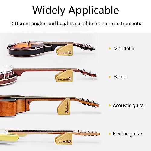 Donner Guitar Neck Rest Cradle, Guitar Bench Neck Support Pillow for String Changing, Repair Cleaning Care Tool for Guitar Workstation - image 6