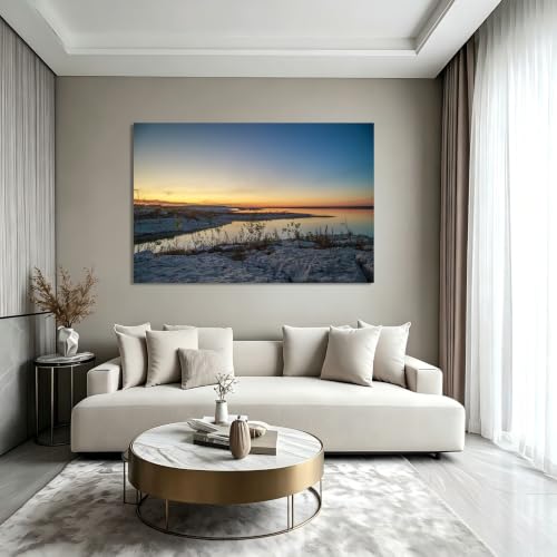 Lienzo de decoración moderna VHdfgTY con diseño de naturaleza y playa 4