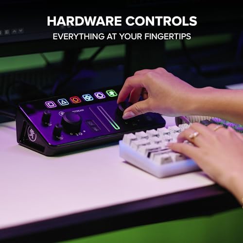 Image of Mackie MainStream Complete Live Streaming and Video Capture Interface With Programmable Control Keys, Matrix Software, HDMI Capture and Thru, USB-C Hub, Bus Powered