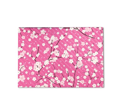 Image of Carbon Fiber Gaming Skin Compatible with HP Envy x360 16 inch (2023) - Sakura Pink - Premium 3M Vinyl Protective Wrap Decal Cover - Easy to Apply | Crafted in The USA by MightySkins