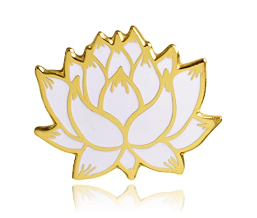 Épinglette fleur de lotus en émail dur, le cadeau poétique et symbolique pour vos proches