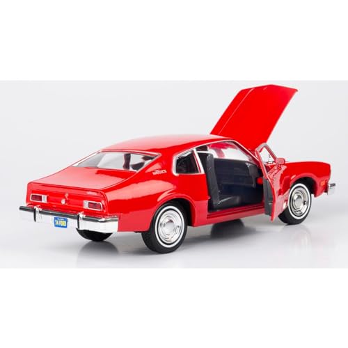Modelo a Escala 1:24 Coche Maverick Rojo 1974 miniatura 2