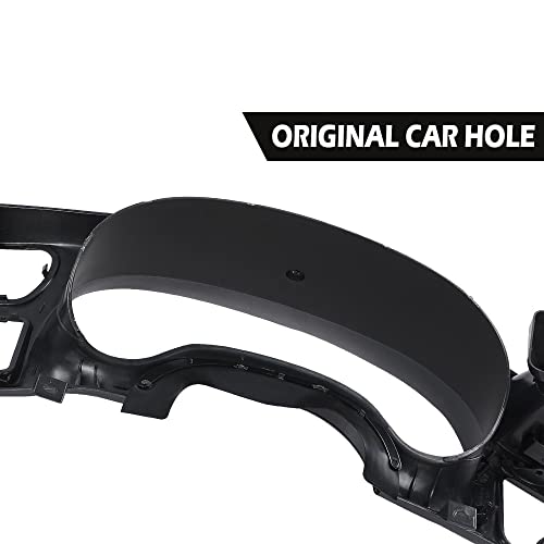 CHEDA Dash Trim Bezel Cover Compatible with Blazer Jimmy Sonoma S10 1998 1999 2000 2001 2002 2003 2004 Dark Gray not fit double din - Thumbnail 4