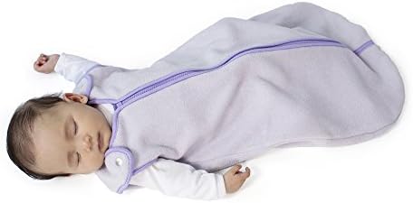 baby deedee Sleep nest Fleece Baby Sleeping Bag, Lavender, Medium (6-18 Months)