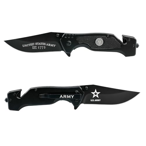 US Army Elite Black Stealth Knife