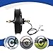 Rear Wheel Motor, 48V 1500W Electric Hub Motor 500rpm Brushless Gearless Threaded Hub Motor for 20-28