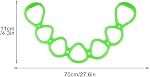 Saycker 7 Ring Stretch and Resistance Exercise Band for Home Fitness, Center Workout, Physical Therapy