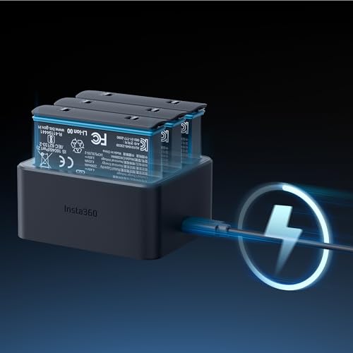 Image of Insta360 X4 Fast Charge Hub, USB-C, Intelligent Charging for Insta360 X4 Batteries