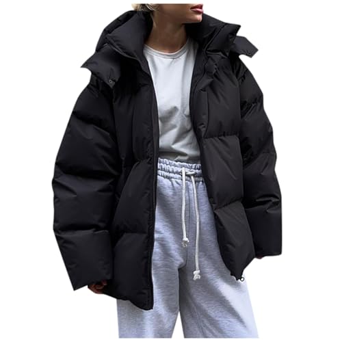 Veste d'hiver surdimensionnée pour femme qui protège du froid avec style sans serrer