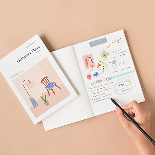 Carnet de notes A5 Monolike relié rigide de la collection Ordinary days - 5