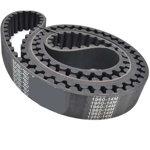 Courroie de distribution 14M 1960mm à 140 dents avec une largeur de 28 mm pour transmission synchrone