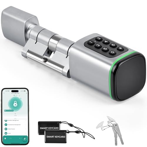 Smart Lock Türschloss Haustür, Pin Code Elektrisches Türschloss mit App,...