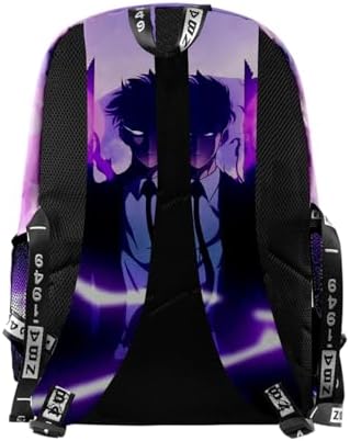 ISaikoy Anime Solo Leveling Backpack School Bag Bookbag Daypack 3D Printing Bag 19 image 5
