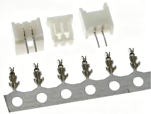 Conector Micro JST 1.25mm de 7 pines, carcasa recta horizontal para circuito impreso PCB 3