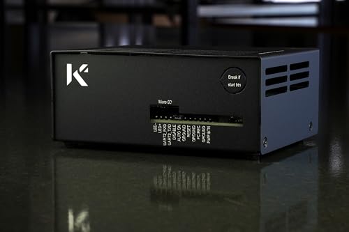 Caja para Kit de Desarrollo NVIDIA Jetson Orin Nano Super – Carcasa de aluminio con ventilación y montaje VESA miniatura 4