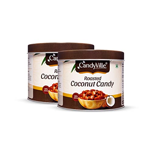 Image of CandyVille Roasted Coconut Candy Tin, 680 Gm