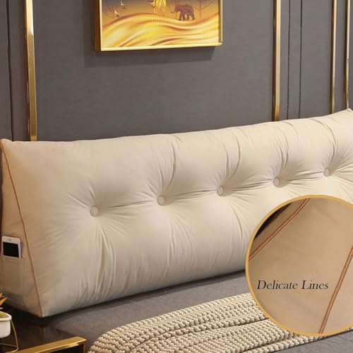 Grand coussin triangulaire au soutien doux et confortable