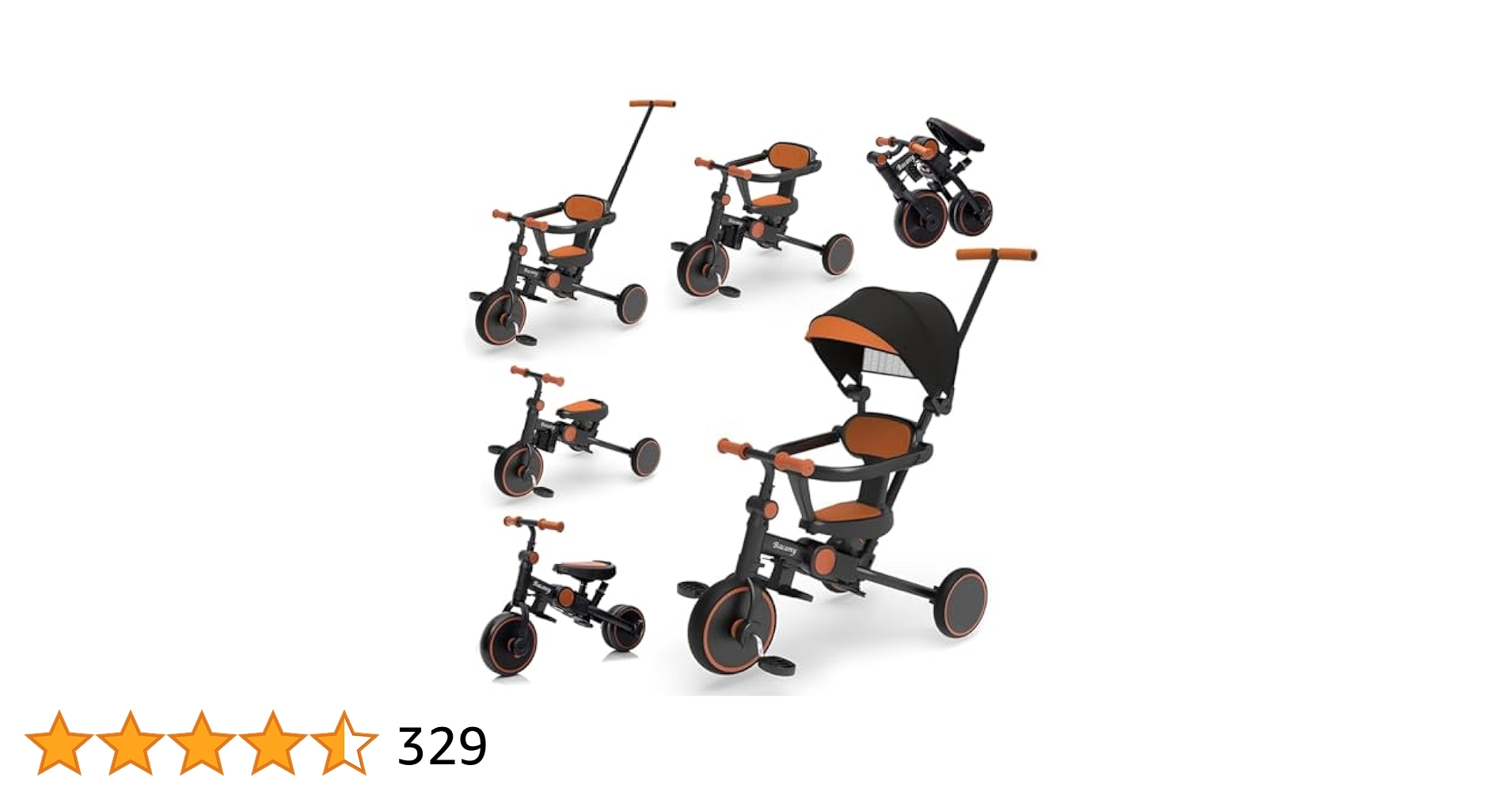Amazon.co.jp: Bacany 子供用三輪車 7in1 三輪車 ステップ付き