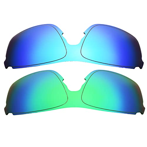Verres EVZero Pitch performants avec protection et contrastes bleu vert
