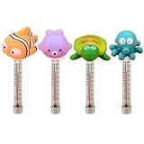 Multi-Scenario Utility: Versatile use for indoor and outdoor water environments including hot tubs, aquariums, bathtubs, lakes, and showers—conveniently floats and works reliably in all conditions, durable pool thermometer