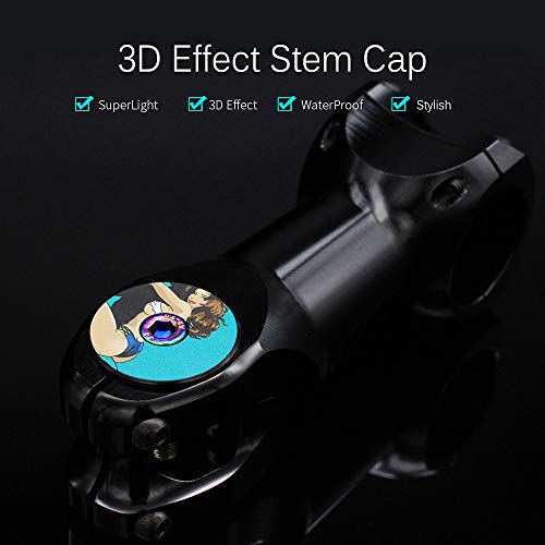 Stem Cap, Romacci Tampa superior da haste para bicicleta de estrada de 28,6 mm para bicicleta de est