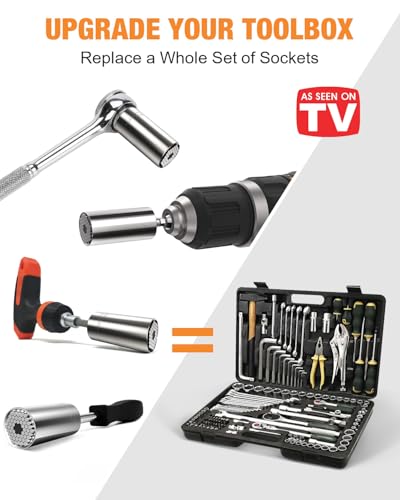 Fathers Day Dad Gifts from Daughter Son, Super Universal Socket Tools Gifts for Men - image 4