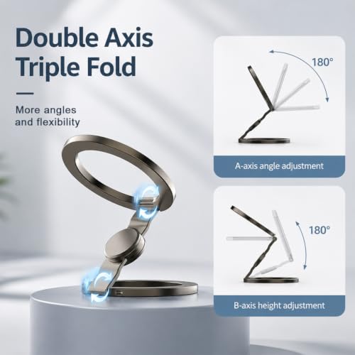 Image of ZORBES 2 in 1 Fidget Swirl Phone Holder Grip Dual Sided Magnet Rings