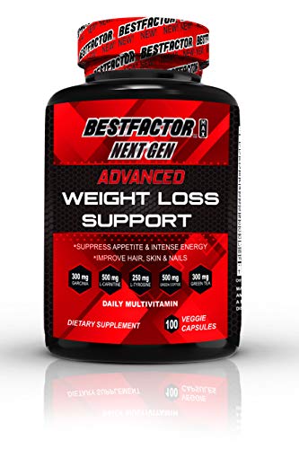 Appetite Suppressant Diet Pills for Women & Men by BESTFACTOR (100 Veggie Caps). Thermogenic Fat Burner Weight Loss Pills. Fast Metabolism Weight Loss Supplements for Energy - Daily Multivitamin.