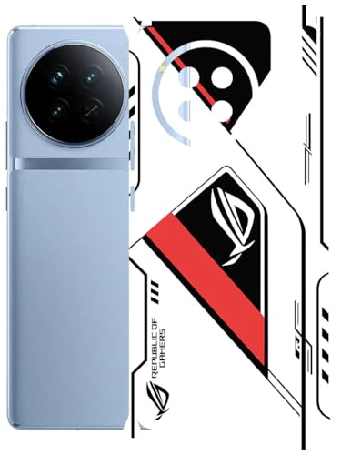 Image of AtOdds - Full Body Back Screen Guard Protector Film - Lamination Wrap Skin Sticker Compatible with VIVO X90 | Scratchproof Matte Finish (RogRed)