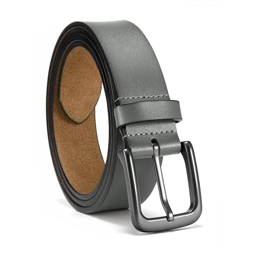 Cinto Masculino Casual Couro Legítimo Cinto com Fivela Metálica para Jeans Calças Chino- Largura 35mm