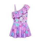 ND Girls Encanto Mirabel Swimsuit Luisa Isabela One Piece Bathing Suit Adjustable Strap Ruffle Swimw