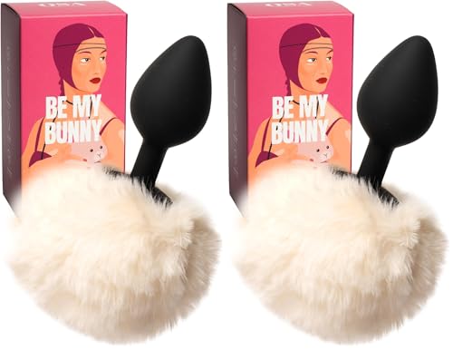 Plug anus femme MySecretCase buttplug en silicone étanche avec queue pour jeux de rôle (lot de 2)