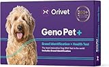 ORIVET GenoPet Plus Dog DNA Test Kit – Breed ID & Genetic Health + Traits Screening | 280+ Traits | Canine Ancestry | GenoPet+ Life Plan | at-Home Swab | Results in 21-25 Days After Activation