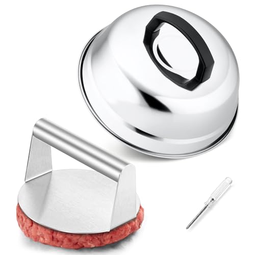 9In Melting Dome & 5.5In Burger Press