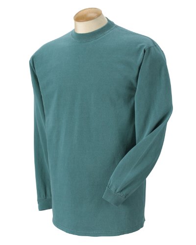 Image of Comfort Colors Ringspun Garment-Dyed Long-Sleeve T-Shirt (Ice Blue)