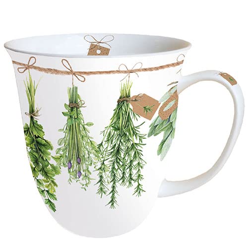 Ambiente Taza de té o café (aprox. 0,4 L), diseño floral Cover
