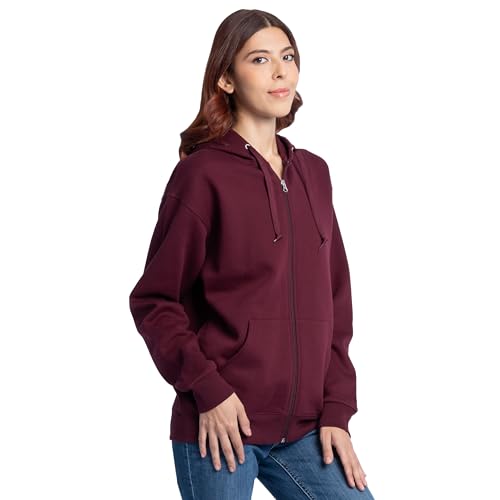 Image of Fruit of the Loom Eversoft Fleece Full Zip Hoodie Sweatshirt