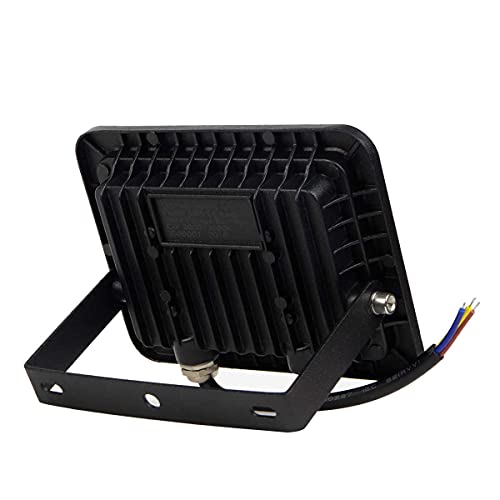 Refletor Holofote Luminária Led Rgb 50w Smd Colorido Jardim Piscina Decoração Loja Casa