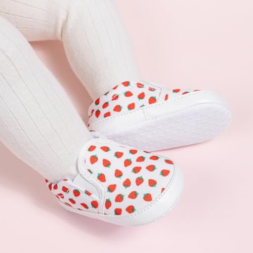 Meckior Infant Baby Girls Boys Canvas Shoes Soft Sole Toddler Slip On Newborn Crib Moccasins Casual Sneaker Austin Boy's Flat Lazy Loafers First Walkers Skate Shoe2