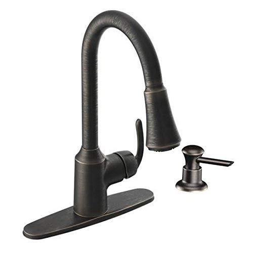 Buy Moen CA87094BRB Pullout Spray HighArc Kitchen Faucet with Reflex
