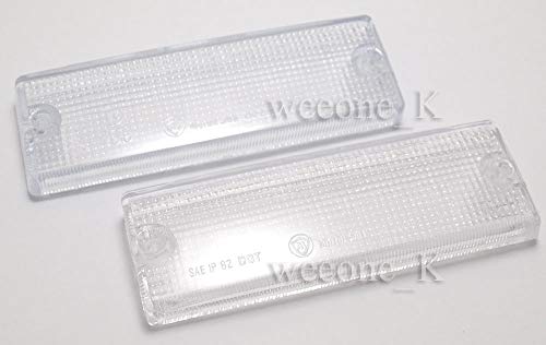 K1AutoParts Clear Front Bumper Light Lens For Isuzu Pickup/Holden Rodeo Pickup 1991 1992 1993 1994 1995 1996 1997