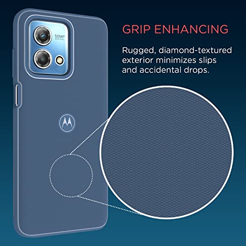 Image of Motorola Moto G Stylus (2023) Textured Protective Dusk Blue Case | Precision fit Shock Absorbing Cases for Enhanced Phone Grip, Style, Drop Protection for Your Moto G Stylus 2023