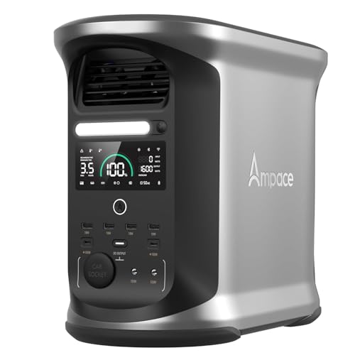 Ampace Andes 1500 ポータブル電源 1462Wh Ampace Andes 1500 ポータブル電源 - 高容量1500Wh アウトドア