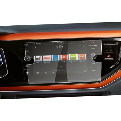 Protection en verre trempé Polo 6 Discover Media : clarté HD et haute sensibilité pour écran 8"