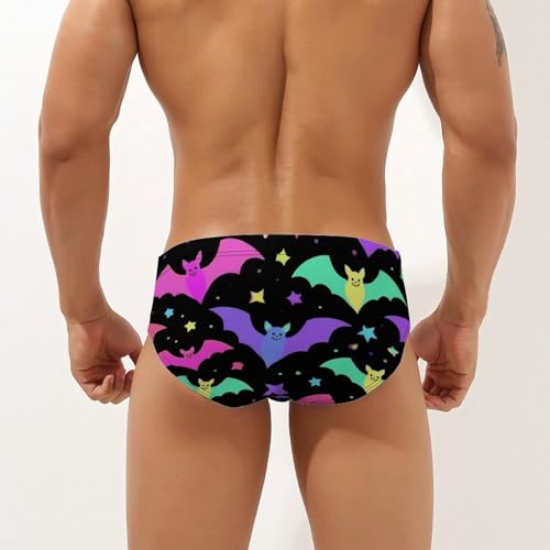 Men's Swimwear Sexy Low Rise Bikini Briefs Quick Dry Swimsuit2